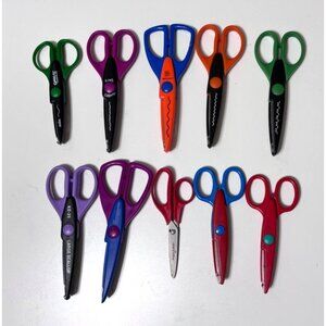 Paper Edgers Decorative Edge Scissors Scrapbooking Lot of 10 Fiskars Provo Craft